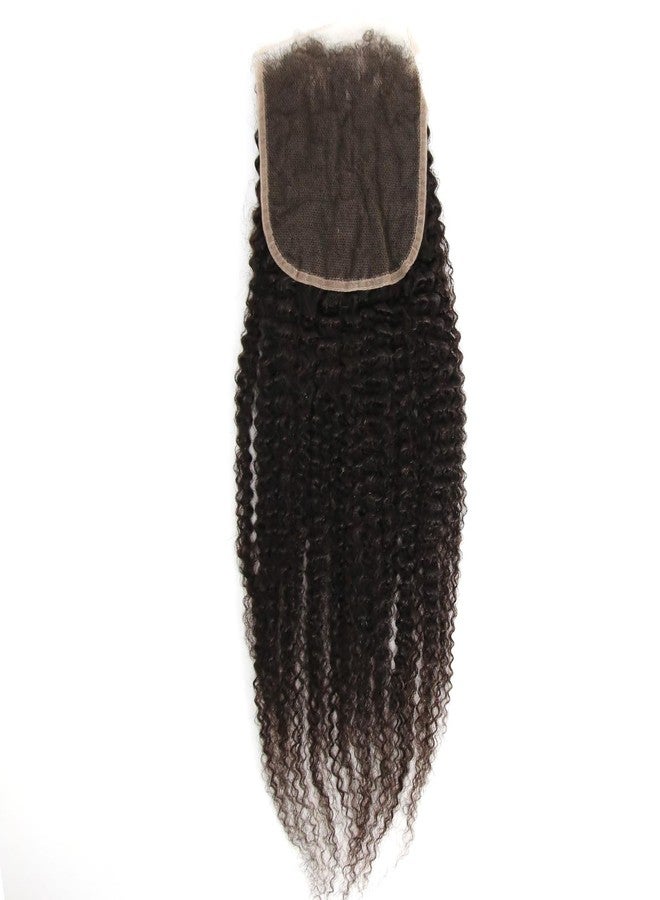 زجزاج هير وصلة شعر متعرجة أفرو مجعدة 5x5 عالية الدقة من الدانتيل، خط شعر مجعد مسبقًا مع شعر صغير مجعد، وصلة شعر 4B 4C، وصلة شعر بشري عالية الدقة من الدانتيل الشفاف (16 بوصة، أفرو مجعد) - Image 4