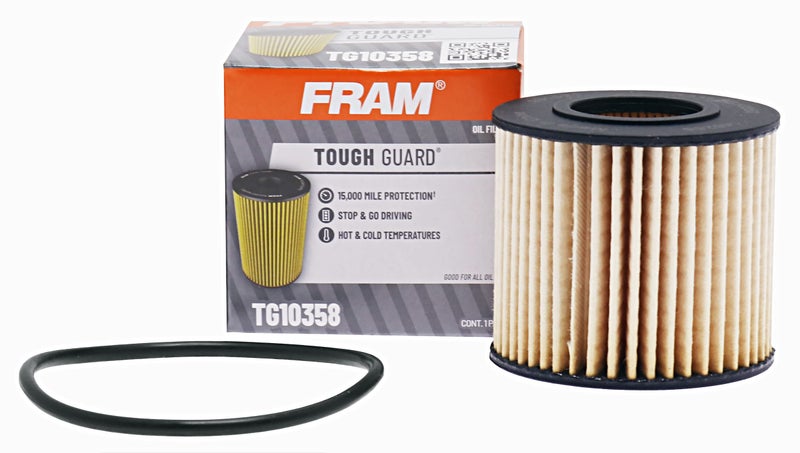 FRAM فلتر زيت كامل التدفق FRAM Tough Guard TG10358-1، بفترة تغيير 15,000 ميل - Image 5