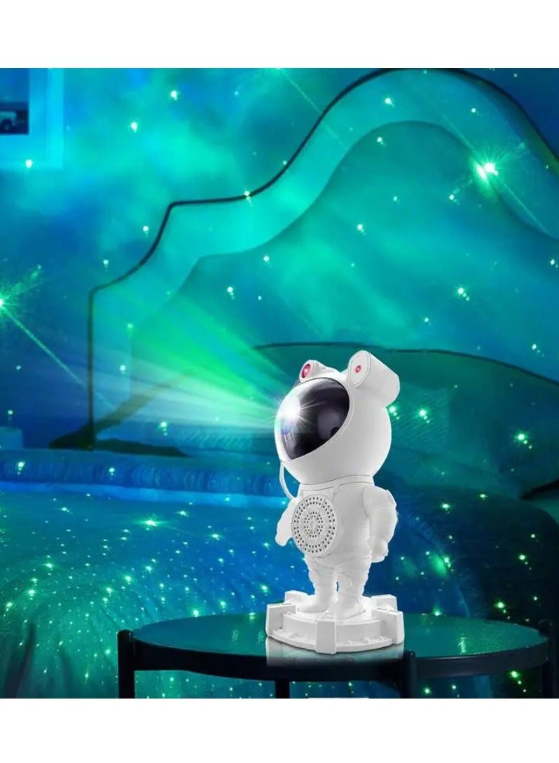 Remote Controlled 360° Rotating LED Astronaut Star Light Projector for Kids - Starlight Night Light with USB Cable for Bedroom - Image 2