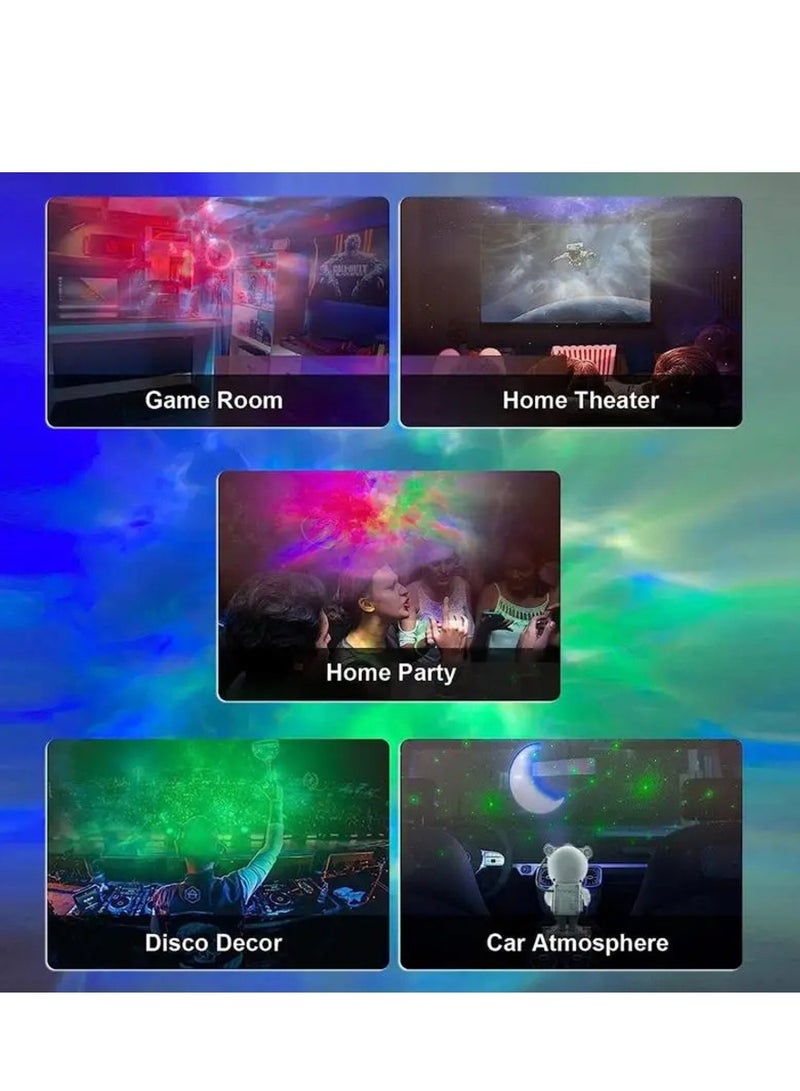 Remote Controlled 360° Rotating LED Astronaut Star Light Projector for Kids - Starlight Night Light with USB Cable for Bedroom - Image 5