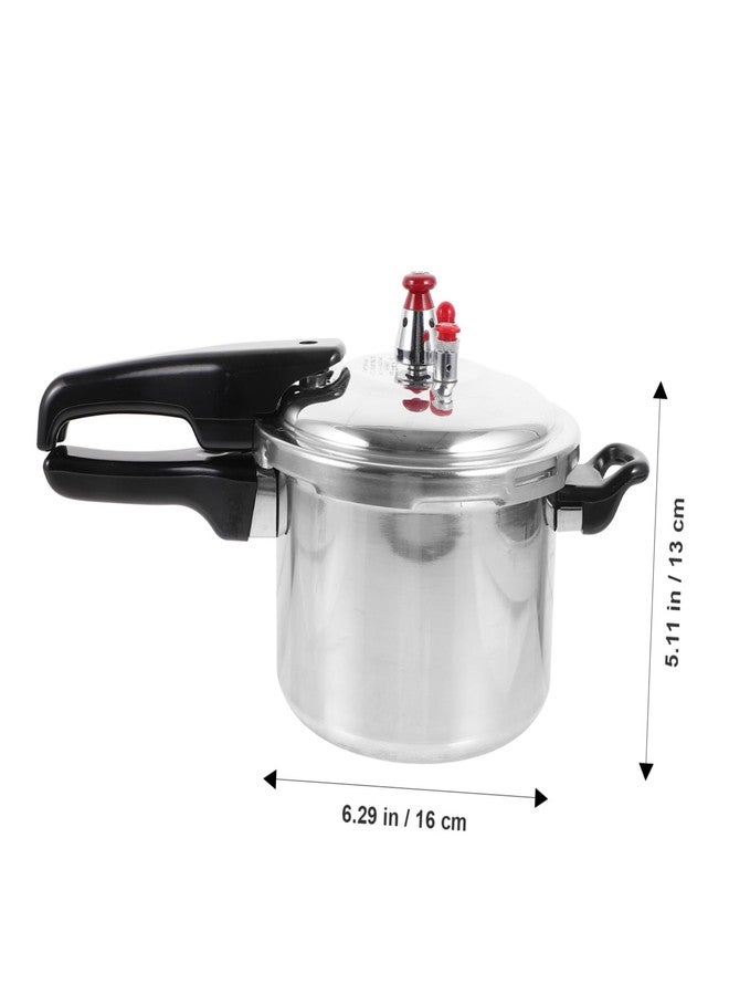 INOOMP High Pressure Cooker Composite Bottom Induction and Gas Compatible Safe Pressure Pot for Canning 2.7 Quart Sturdy Stainless Steel for Family Cooking - Image 2