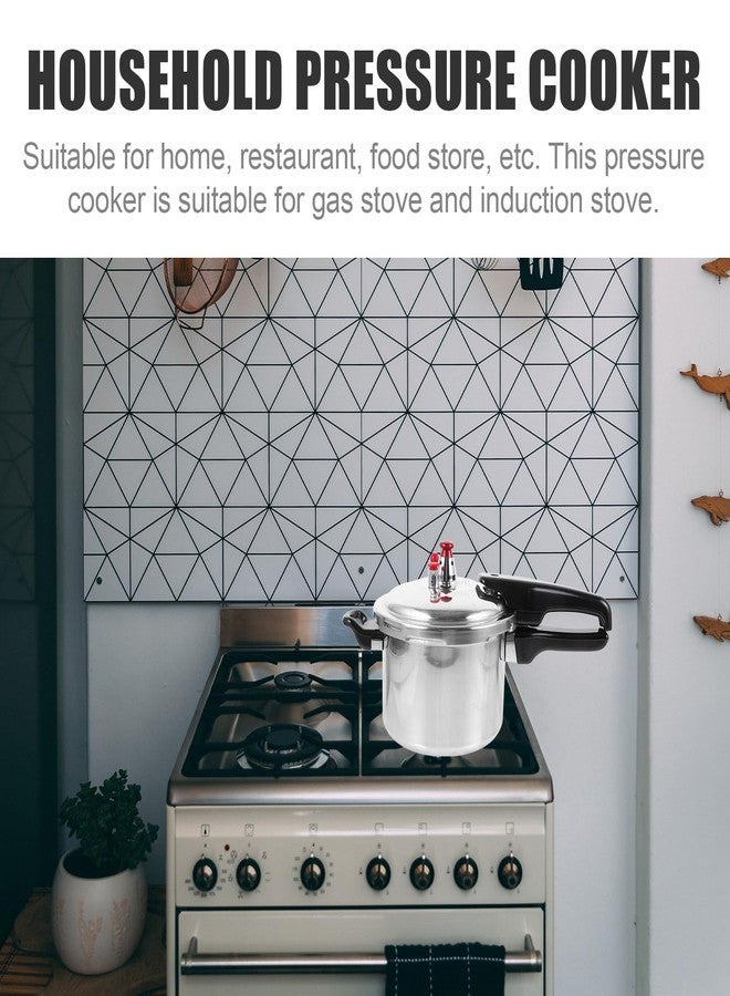 INOOMP High Pressure Cooker Composite Bottom Induction and Gas Compatible Safe Pressure Pot for Canning 2.7 Quart Sturdy Stainless Steel for Family Cooking - Image 3