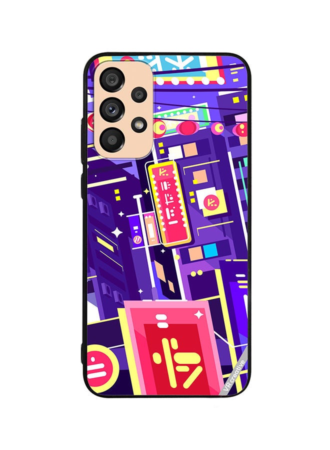 VR CREATIVE Protective Case Cover For Samsung Galaxy A23 Evening Chinesse City Design Multicolour - Image 1