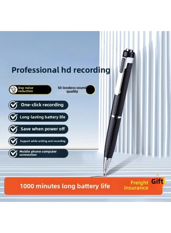 Pen-shaped Recording Pen Professional High-definition Noise Reduction Ultra-long Standby Student Class Recording Conference Recorder Equipment-Body Color:Android Version [supports Android Phone Link + One-click Recording + Long Battery Life] Comes With 3 Refills-Memory Capacity:32GB  - Image 2