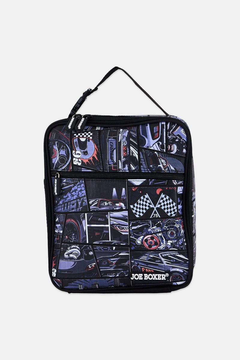 Joe Boxer Kids Boy Graphic Print Lunch Bag, Muticolor - Image 1