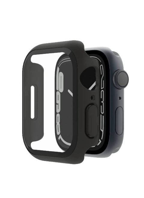 Soft Silicone Protector Case For Apple Watch Series 7 41mm Black