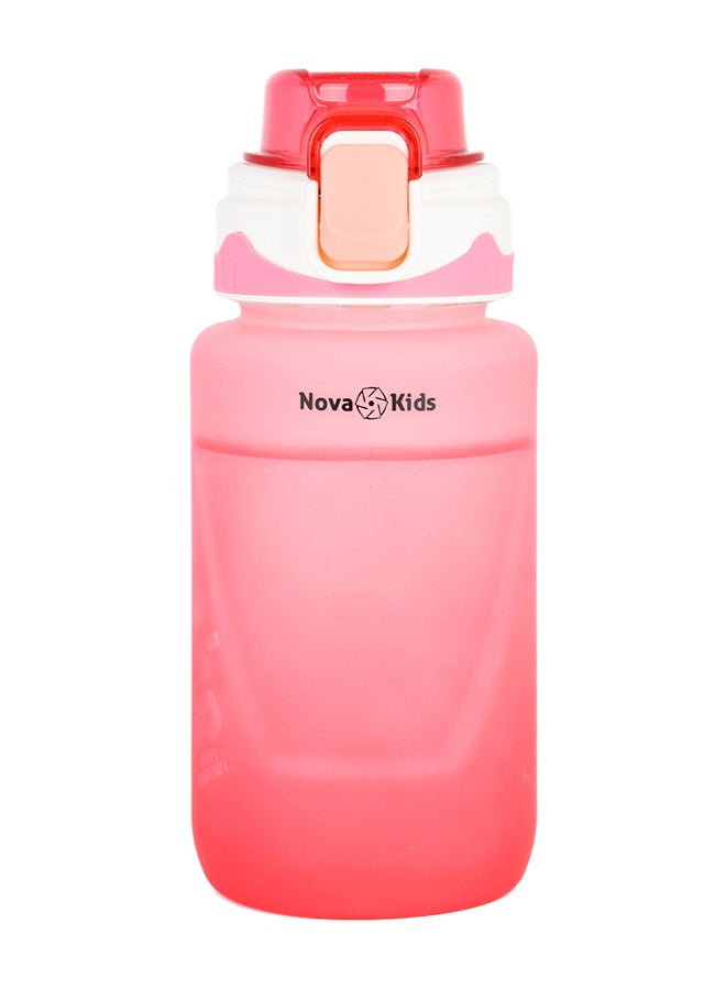 Nova kids Water Bottle With Straw 550 ML - Pink - Image 1