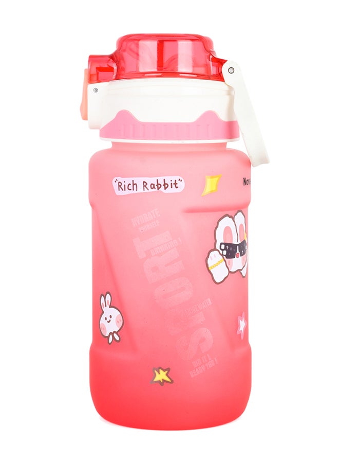 Nova kids Water Bottle With Straw 550 ML - Pink - Image 3