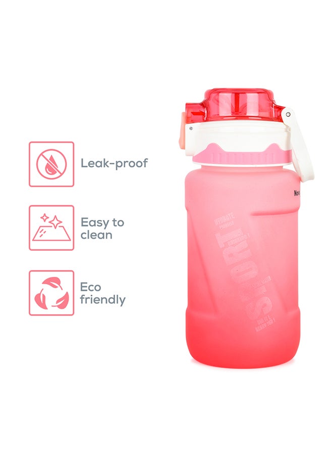 Nova kids Water Bottle With Straw 550 ML - Pink - Image 4