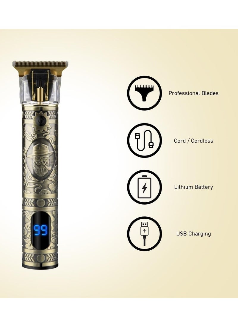 كرونير ماكينة حلاقة الشعر واللحية الاحترافية، لاسلكية وقابلة لاعادة الشحن وسلك شحن USB للرجال CR-43  - Image 2