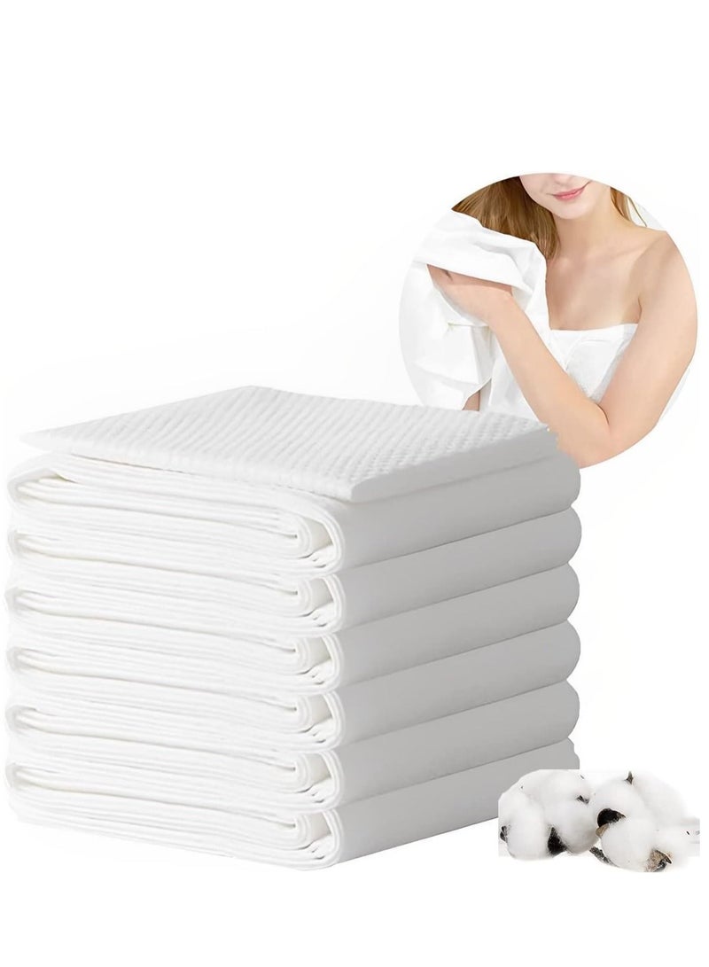 Arabest 25 Pack Disposable Bath Towels, Pure Cotton Body Towel with Powerful Water Absorption, Portable Travel Towel for Travel,Hotel, Trip, Camping, 70 * 140cm - Image 1