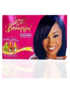 Soft & Beautiful No-Lye Ultimate Conditioning Relaxer Super Pack 