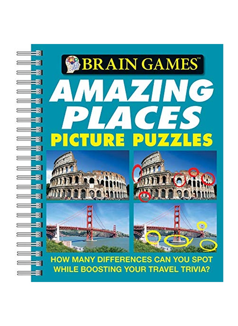 Limited - Brain Games Picture Puzzles Amazing Places How Many Differences Can You Spot While Boosting You - Image 1