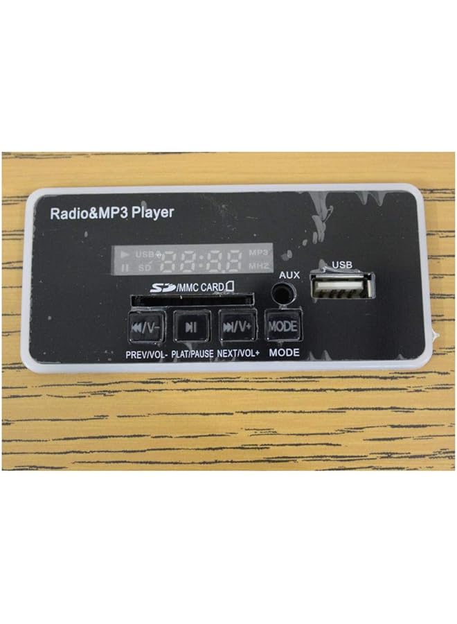 ال سي راديو مزود بمنفذ بطاقة SD وبلوتوث ومنفذ USB ومنفذ AUX 32218B - Image 2