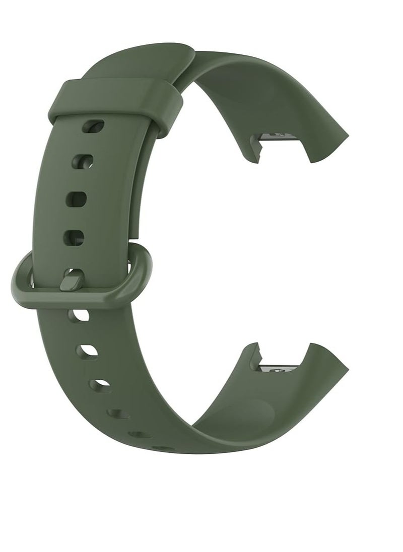 Generic Xiaomi Mi Watch Lite Strap Replacement Sport Soft Silicone Bracelet For Xiaomi Redmi Watch Smart Watch Band - Dark Green  - Image 3