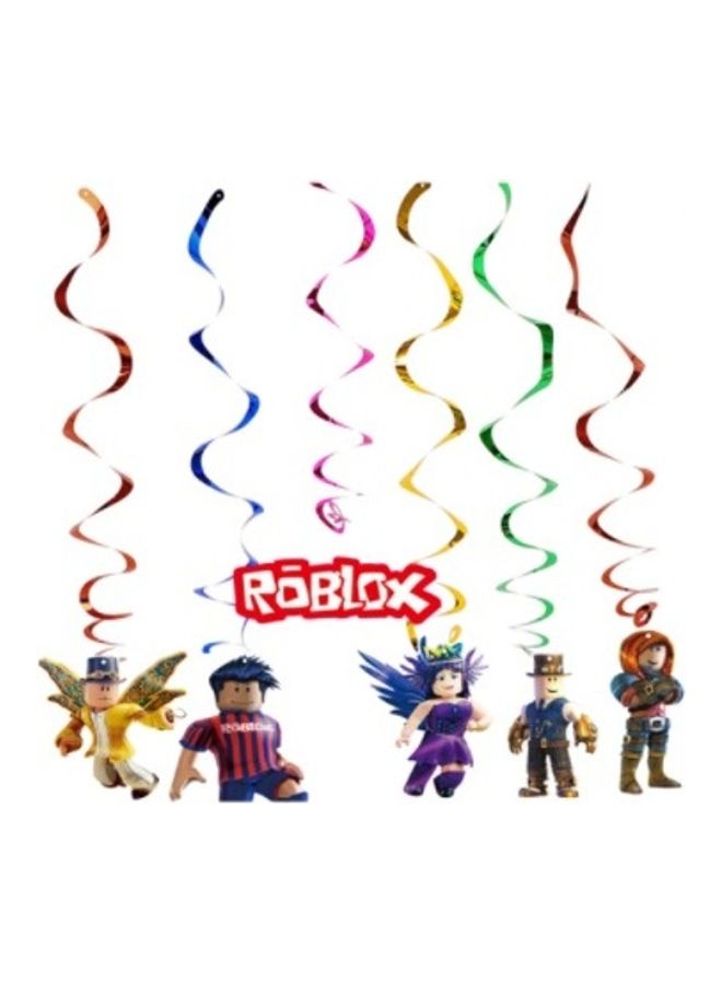 Loquat Roblox Themed Party Decoration Dangler Set