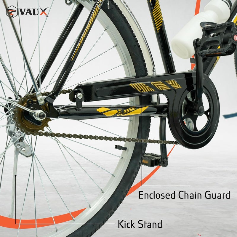Vaux Classic Mountain Bike || 26 Inch Wheel Size || For Adults || Adjustable Seat || Green - Image 4