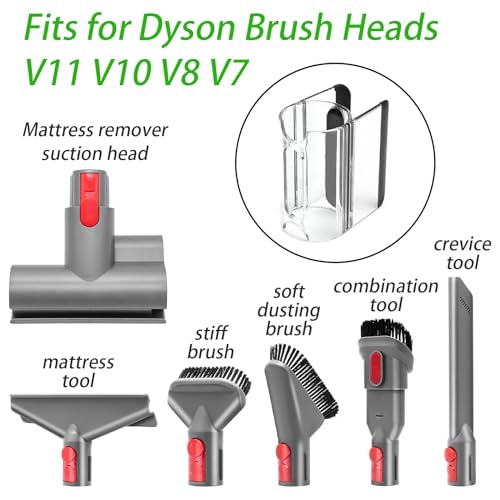 Coodss مشبك حامل ملحقات كودس متوافق مع مكنسة دايسون V11 V10 V8 V7 اللاسلكية (عبوة من 2) - Image 3