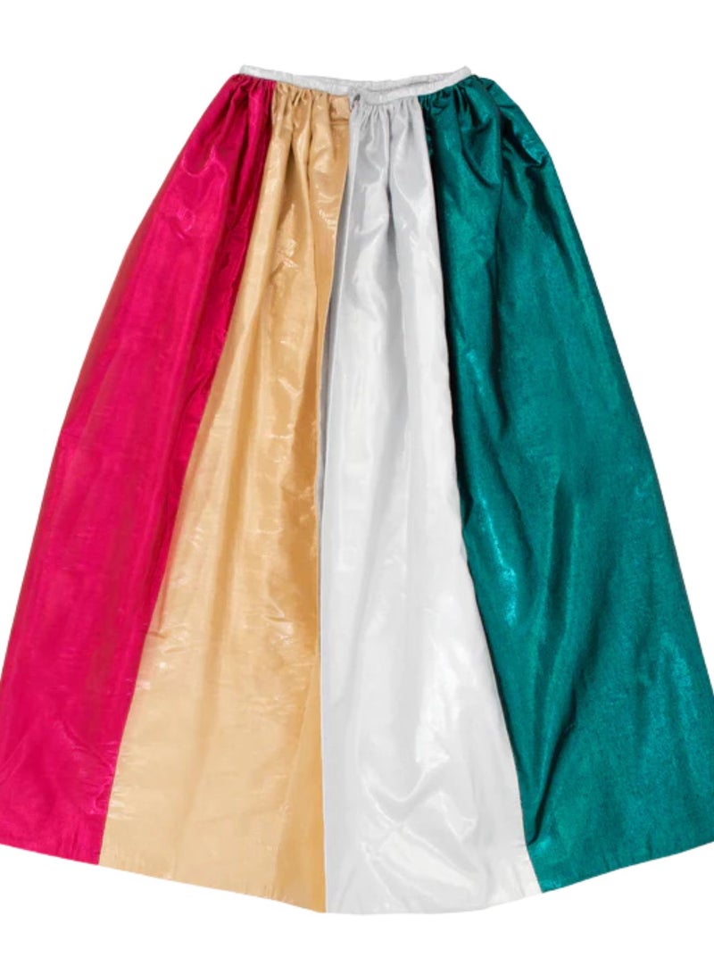 ميري ميري عباءة قوس قزح معدنية وعصا - Image 1