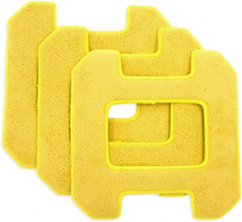 Spare cleaning cloths for wet cleaning made of microfiber for -268/288/298 (Yellow, set of 3 pieces)