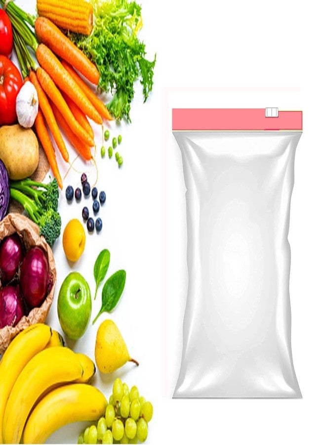 MOBDESK Zip Lock Pouches, Food Storage Bags Seal & Leak Proof, Bpa Free Reusable Freezer Bags for Travel, Marinate Meats, Fruit, Vegetable for Fridge & Freezer Zipper Bag (Pick - 5pcs- Ur- 5611 - Image 4