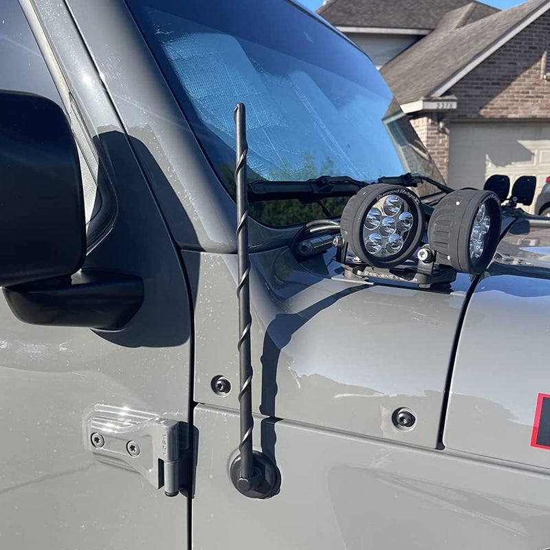 KSaAuto 16 Inch Antenna for 2007-2025 Jeep Wrangler JK JL JKU JLU Gladiator JT, Jeep Exterior Accessories, Jeep Antenna Replacement, Jeep Radio Upgrade Premium Reception - Image 4