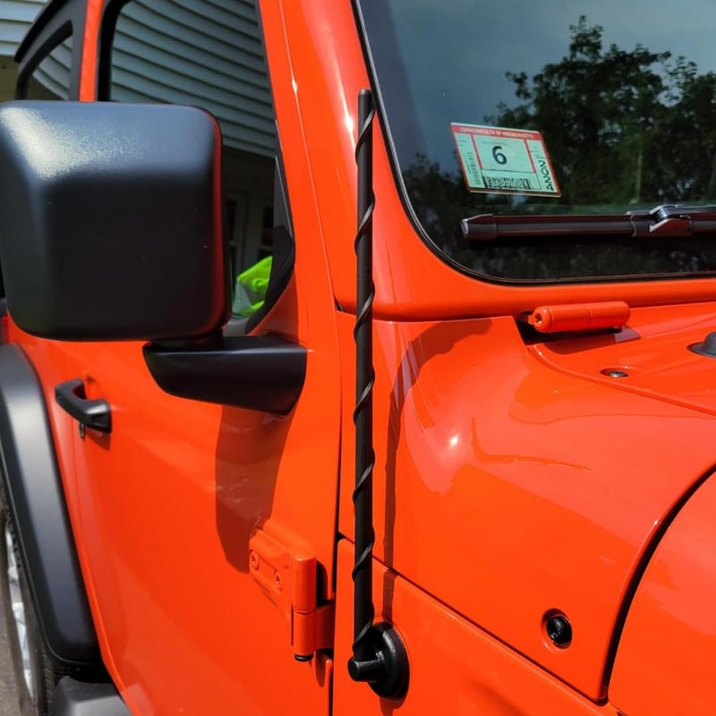 KSaAuto 16 Inch Antenna for 2007-2025 Jeep Wrangler JK JL JKU JLU Gladiator JT, Jeep Exterior Accessories, Jeep Antenna Replacement, Jeep Radio Upgrade Premium Reception - Image 2