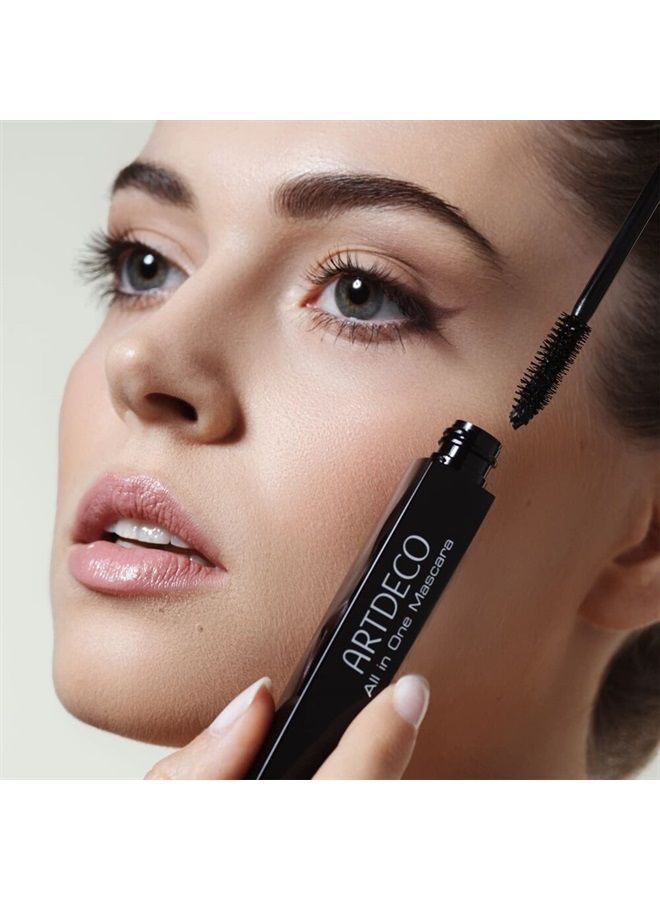 All In One Mascara (0.33 Fl Oz) – your one-stop mascara, long-lasting mascara, for ultimate volume, length, and curl, two brushes in one: for volume and separation of the lashes, eye make up