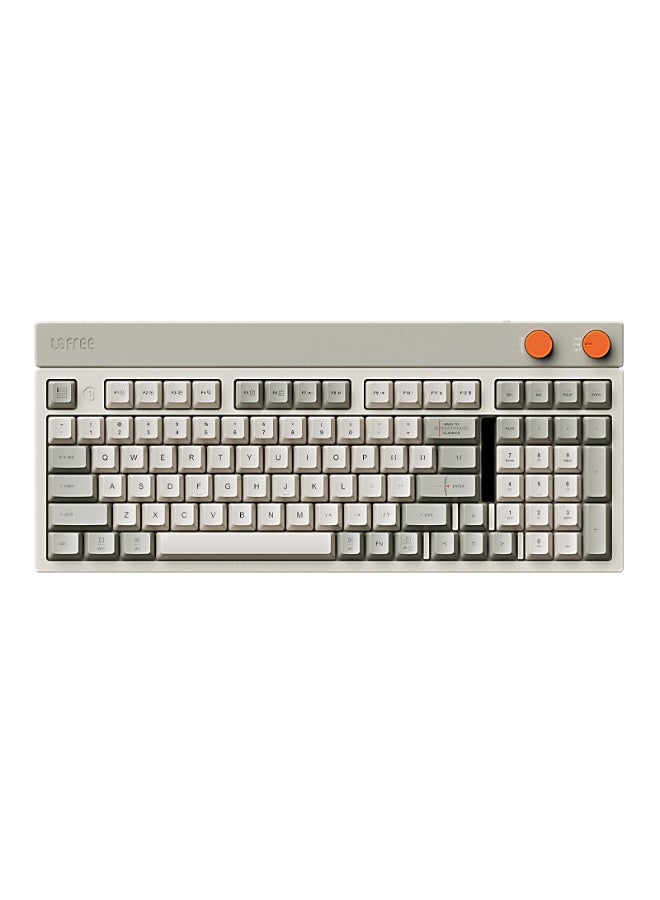 LOFREE Block Wireless Mechanical Keyboard, 98 Keys Rechargeable Hot-swappable Keyboards with 3 Types Connection for Windows, Mac OS/Rero knobs for Volume Control, Mode Shift, eyeable Panels 2025 - Image 1