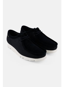 clarks Men Standard Wallabee GTX Lace Up Casual Shoes, Black  - Image 1