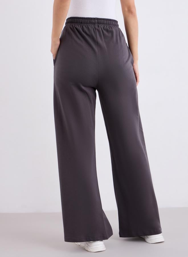 ستايلي بنطال جوغر واسع بلون فحمي للنساء - Image 5