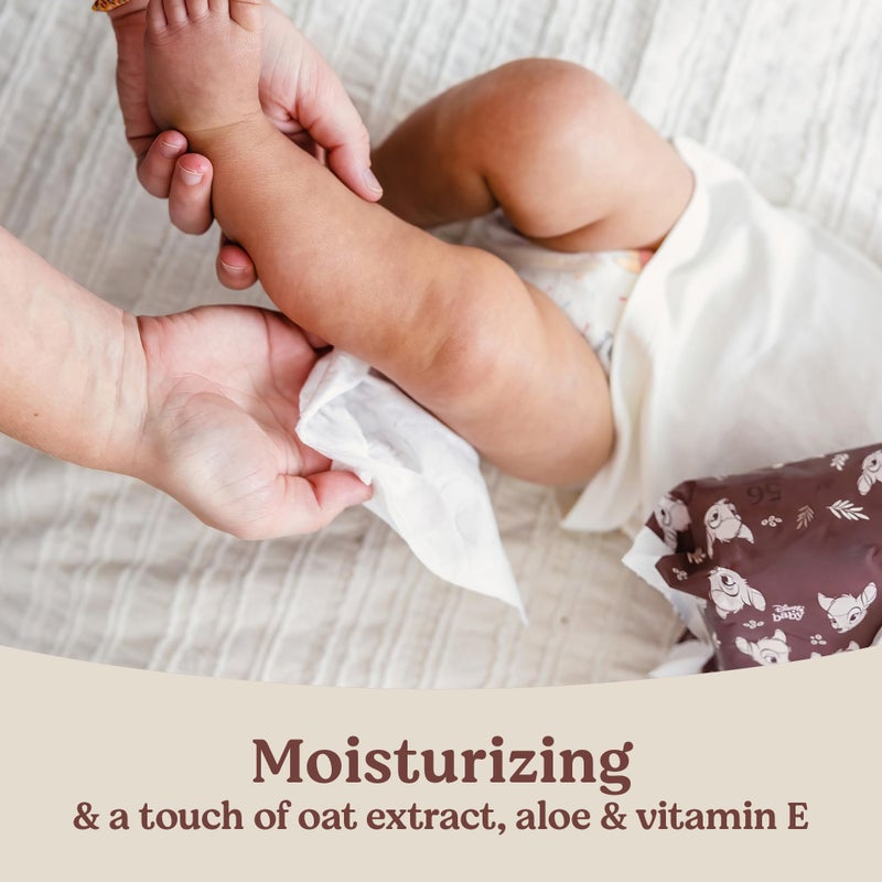 Huggies Calm Baby Wipes, Unscented, Hypoallergenic, 6 Push Button Packs (336 Wipes Total), Packaging May Vary - Image 2