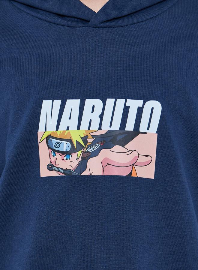 Styli Teens Naruto Graphic Print Cotton Hoodie - Image 4