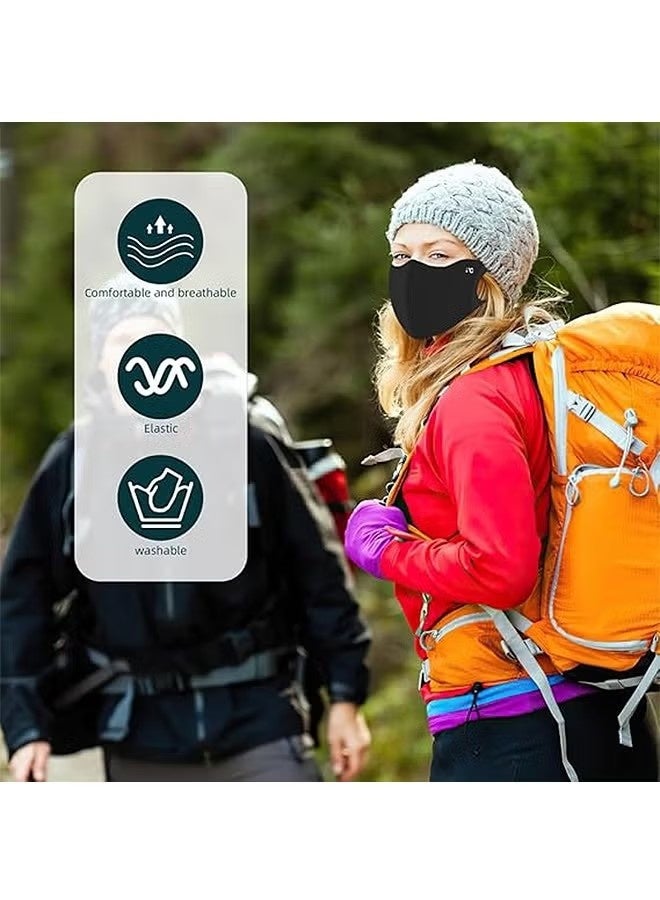 4 Pcs 3D Breathable Face Mask, Reusable Sun Protection Mask for Daily Commute, Face Shield For Hiking Riding Exercise - Image 2