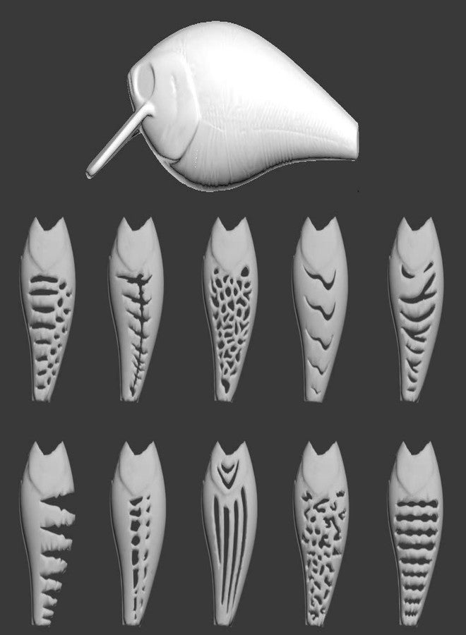 wLure Hard Plastic 3D Stencil for Fishing Lure Crankbait Jerkbait Lipless Topwater - Image 1