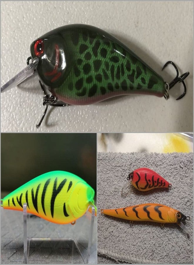wLure Hard Plastic 3D Stencil for Fishing Lure Crankbait Jerkbait Lipless Topwater - Image 2