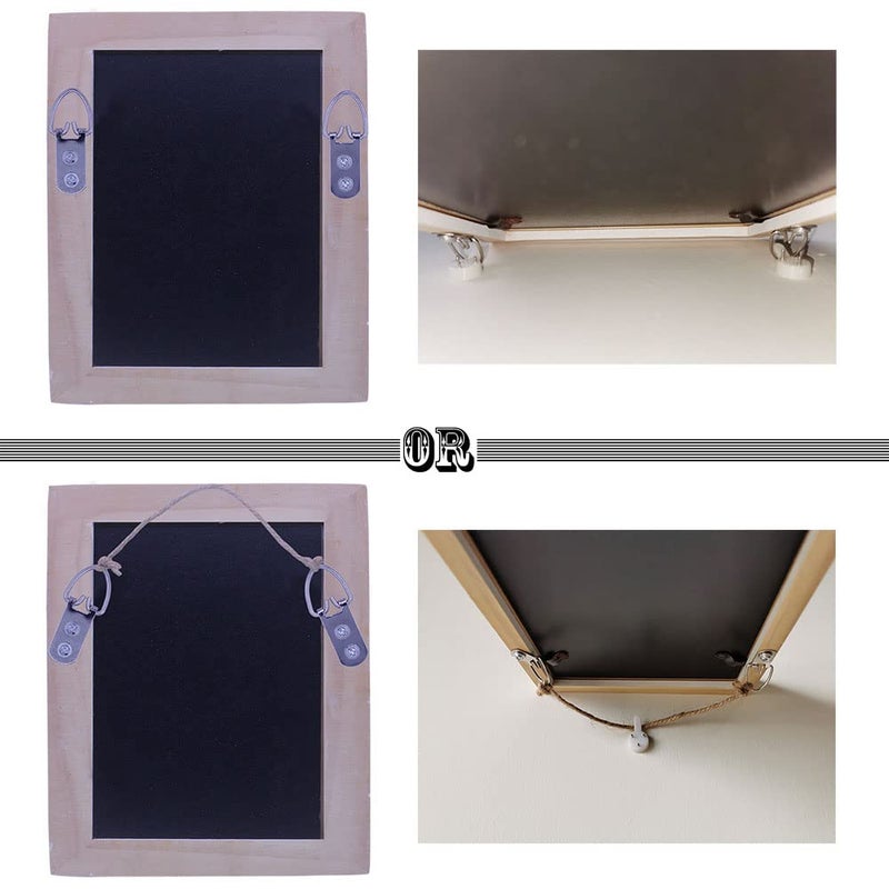 GUSSKER Heavy Duty D-Ring Picture Hangers with Screws, 30 Pcs Large Wide D Ring Picture Hanging Hardware, 2 Holes Picture Hooks for Mirror, Clock, Decoration, Paintings, Artwork Picture Frame - Image 5