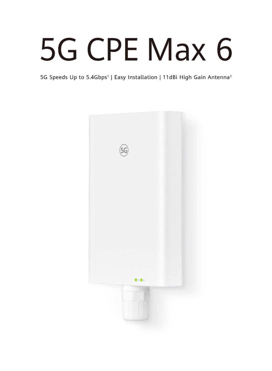 Zowee Technology 5G CPE MAX 6 Router with High Speed Up to 5.4Gbps, WI ...