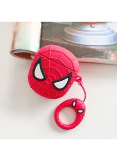 Generic Year Headset For Apple 4 Generation AirpodsPro2 Cartoon Cute Protective Shell Premium-Color:Spider-man With Pendant-Applicable Models:Airpods 3rd Generation  - Image 1