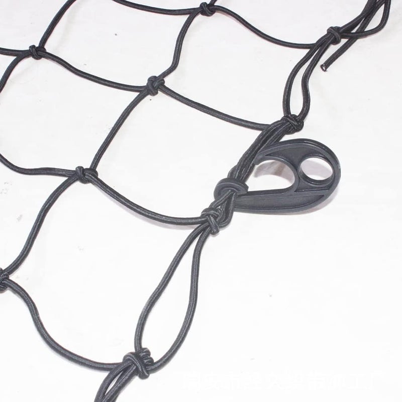 FAVOMOTO Car Roof Cargo Net Elastic Mesh Luggage Rack Cover for Anti-Sun Durable Design Fits Models for Travel Camping Black - Image 2