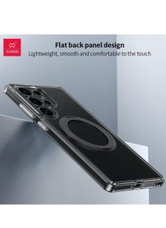XUNDD XUNDD Hard Case Compatible with Samsung S25 Ultra Zero Sense Series with Magnetic Ring Stand, Lense Protection, Anti-impact, Anti-Scratch, Non Yellowing, Slim Fit, Accurate Cutouts for Camera etc. (Grey)  - Image 3
