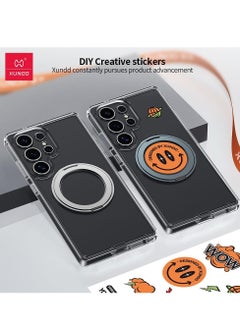 XUNDD XUNDD Hard Case Compatible with Samsung S25 Ultra Zero Sense Series with Magnetic Ring Stand, Lense Protection, Anti-impact, Anti-Scratch, Non Yellowing, Slim Fit, Accurate Cutouts for Camera etc. (Grey)  - Image 4