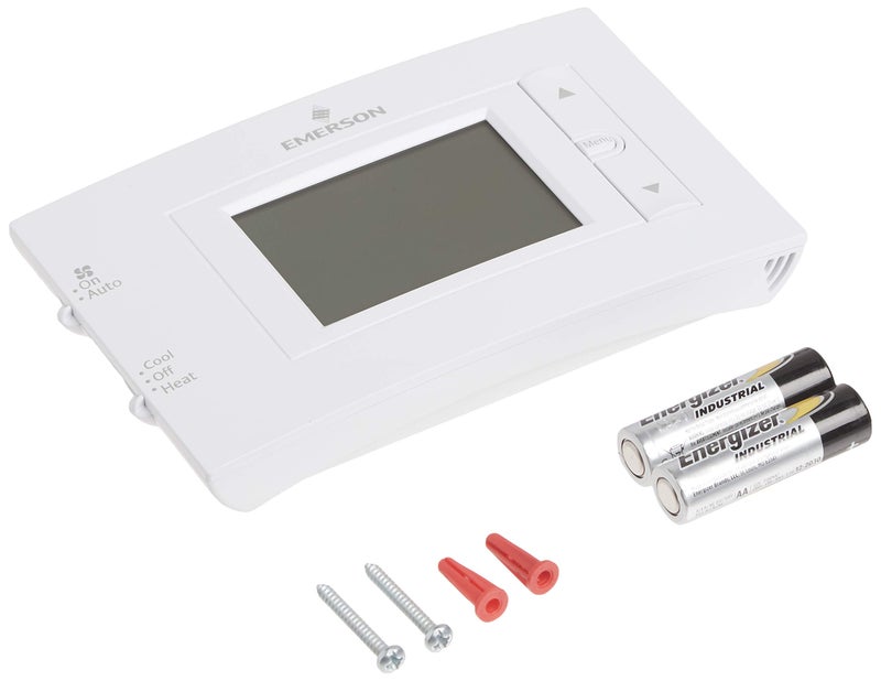 Emerson ترموستات إيمرسون 1F83C-11NP التقليدي (1H/1C) غير القابل للبرمجة، أبيض - Image 4