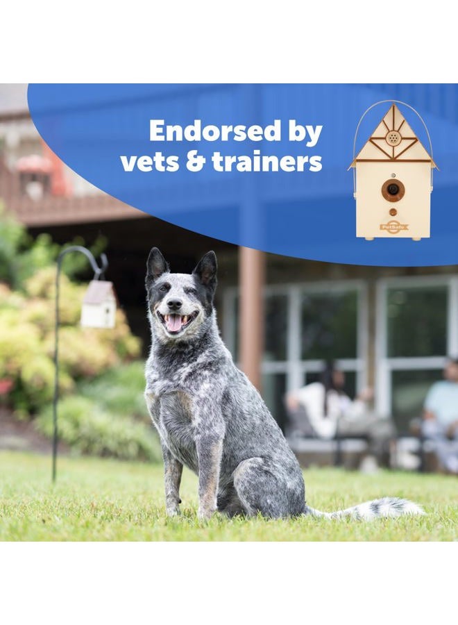 PetSafe Outdoor Ultrasonic Bark Control - Viral on TikTok - No Barking Deterrent for All Dog Sizes - Up to 1/4 Acre Coverage - Weatherproof - Great for Backyards - Bird House Design - Image 2