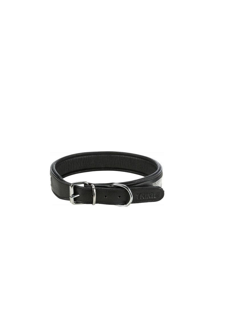Trixie Active Comfort Collar With Rhine Stones For Dogs Black - Image 1