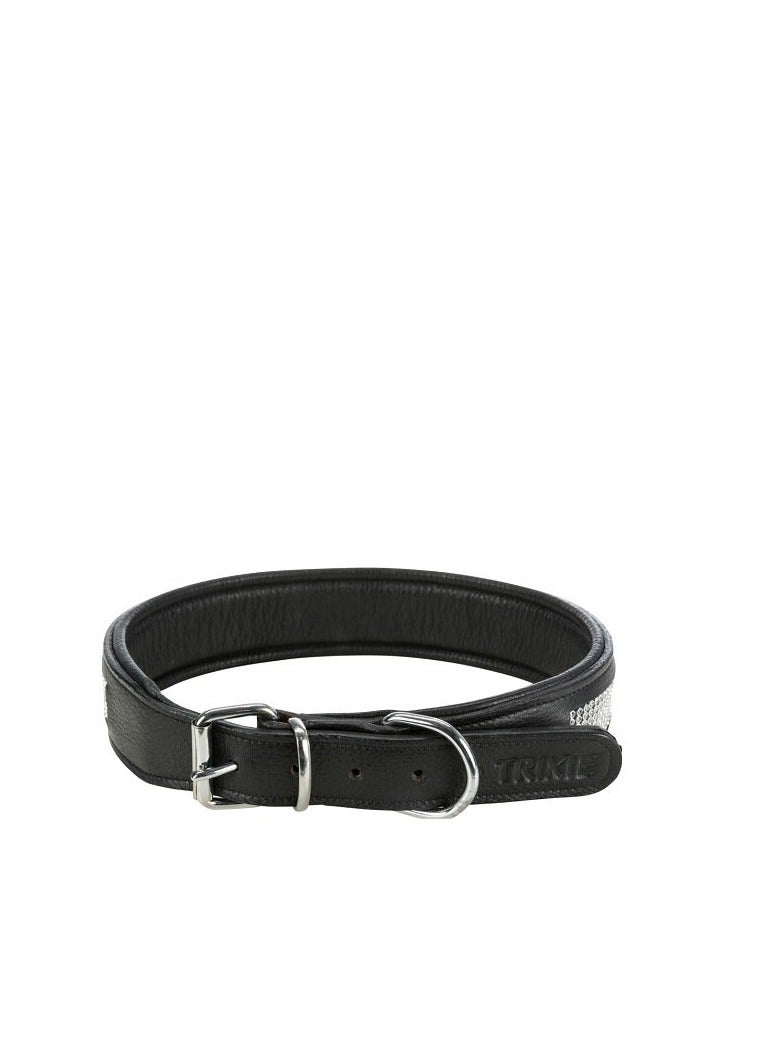 Trixie Active Comfort Collar With Rhine Stones For Dogs Black - Image 2