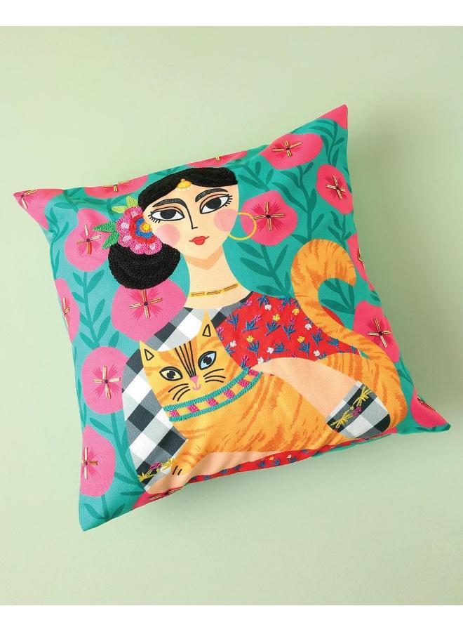 Cat Lady 16” Cushion Cover