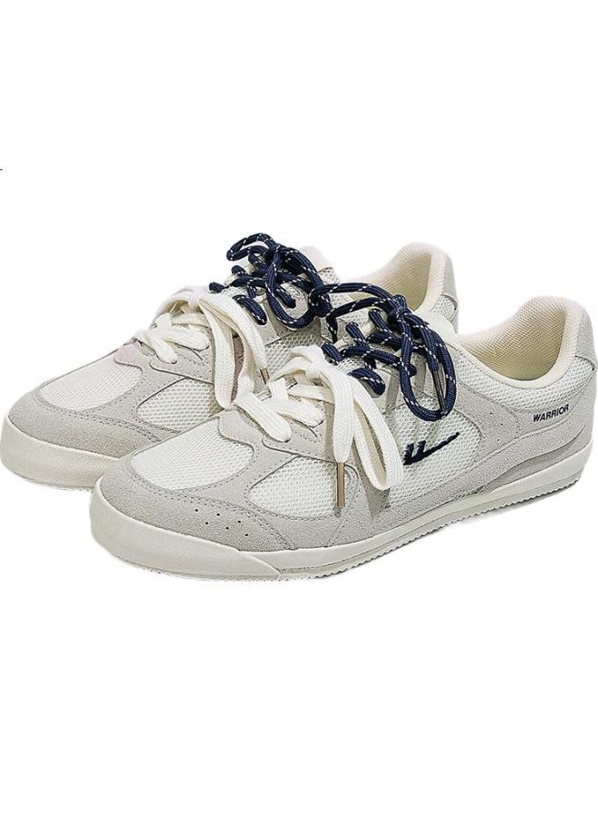 Pull Back Warrior Women's Canvas Shoes Spring New Lightweight Simple Shoes Grey Navy Blue Size 37 - Image 3