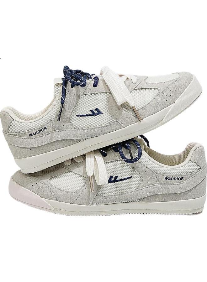 Pull Back Warrior Women's Canvas Shoes Spring New Lightweight Simple Shoes Grey Navy Blue Size 37 - Image 2