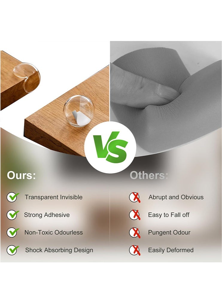 meayul 36 Pack Corner Protector Baby, Baby Proofing Soft Corner Protector, Table Corner Protectors for Baby Clear Corner Protectors for Furniture Corner Guards Baby Proof Bumpers Corner Covers Baby Safety Child Proofing - Image 4